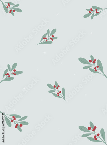 Seamless pattern christmas design for card