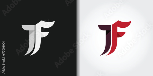 classic letter f logo set