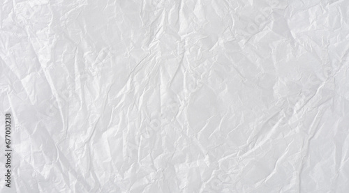 white crumpled paper texture background