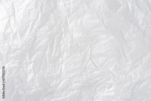 white crumpled paper texture background