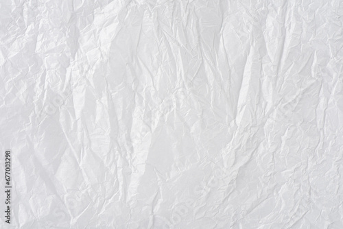 white crumpled paper texture background