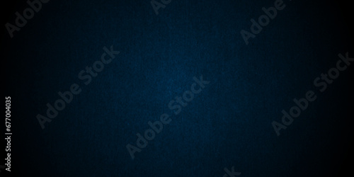 Dark Blue stone wall texture grunge rock surface. dark gray and blue concrete background backdrop. wide panoramic banner. old wall stone for dark blue distressed grunge background.