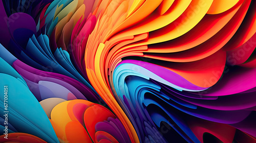 Wallpaper Mural abstract fractal background with waves, Abstract organic colorful background wallpaper design, abstract background with waves, Abstract organic lines waves as wallpaper texture background Torontodigital.ca