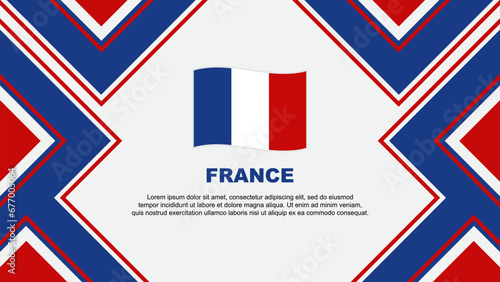 Wallpaper Mural France Flag Abstract Background Design Template. France Independence Day Banner Wallpaper Vector Illustration. France Vector Torontodigital.ca