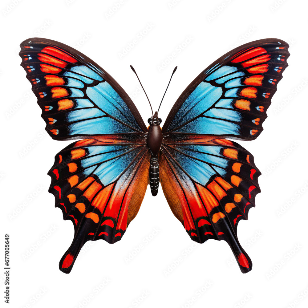 Beautiful butterfly flying isolated on white background Beautiful butterfly flying isolated on white background