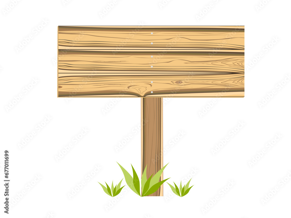 wooden sign on a white background. wooden sign on a white background.