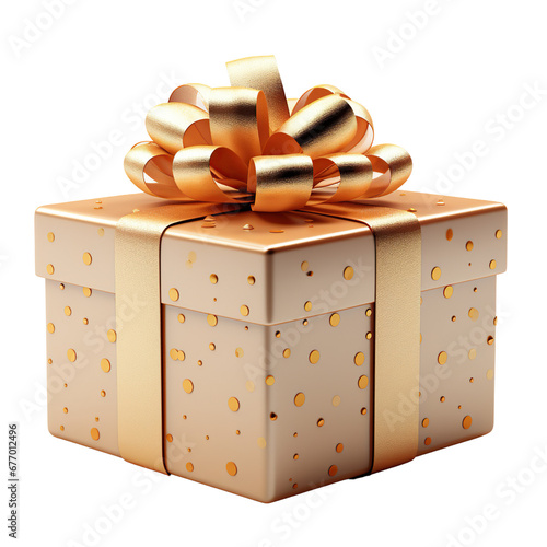 Gift box isolated on white background