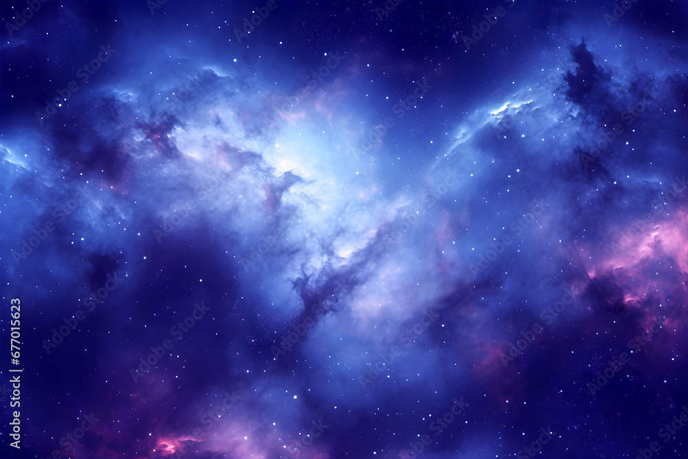 Breath of the Universe - Visual Art of Mysterious Nebula-Generative AI
