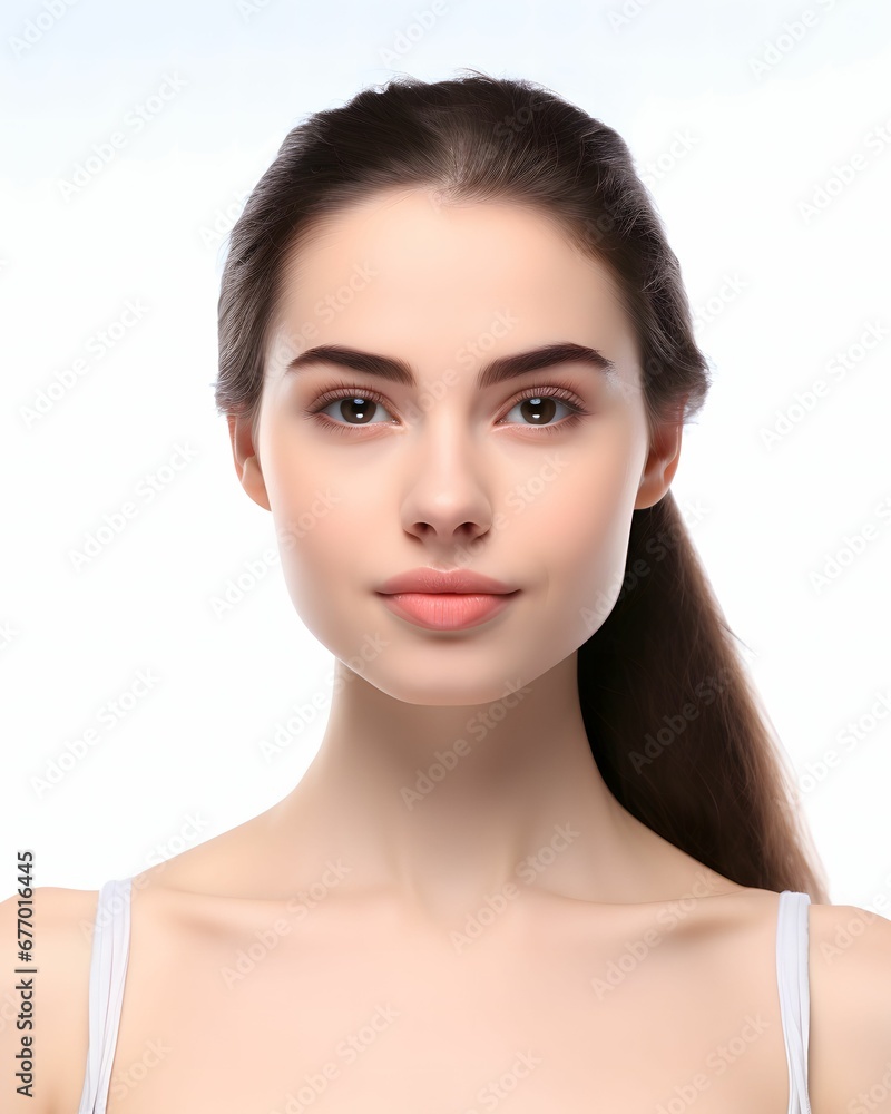 portrait of a young beautiful women with perfect smooth skin portrait of a young beautiful women with perfect smooth skin