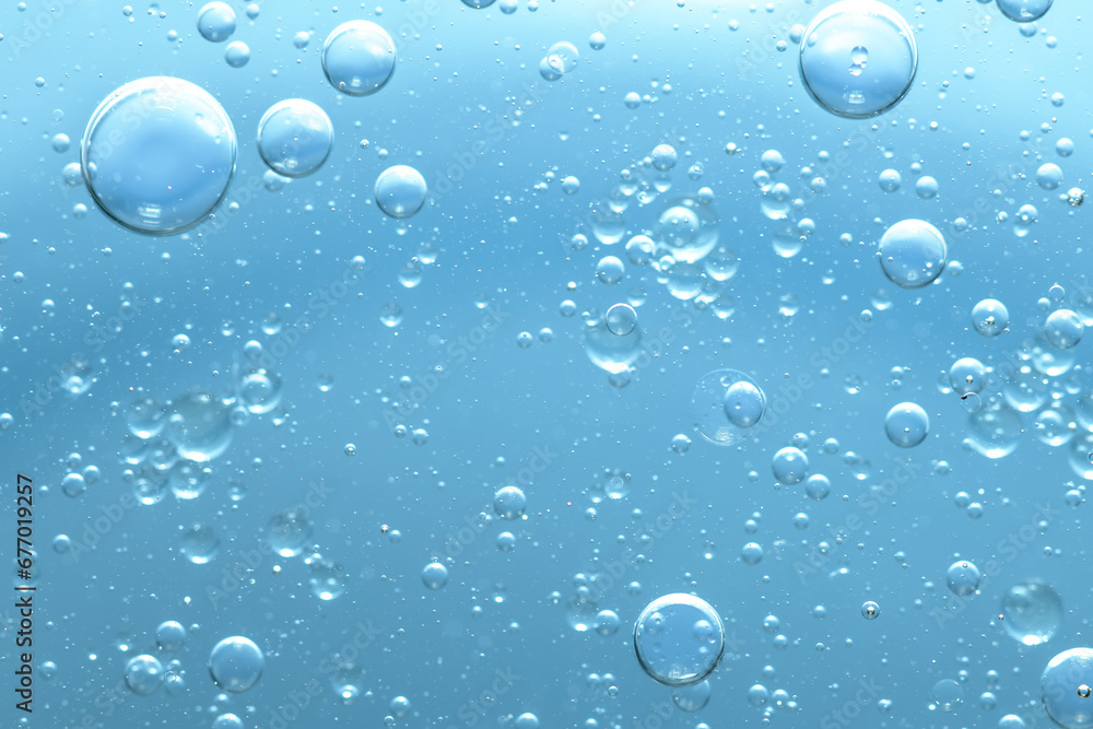 Water bubble texture on blue background Water bubble texture on blue background