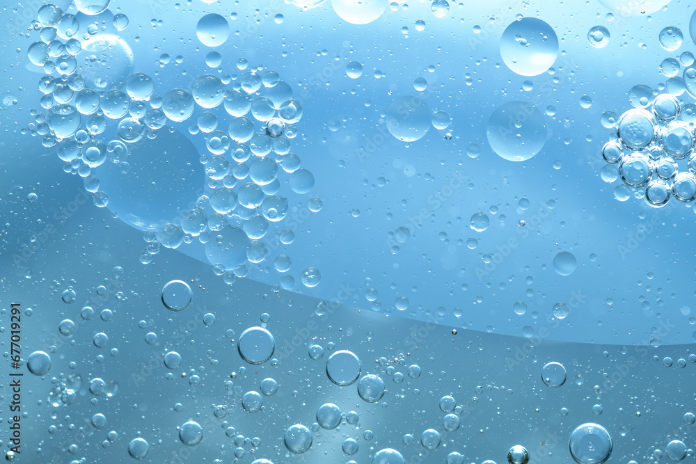 Water bubble texture on blue background Water bubble texture on blue background