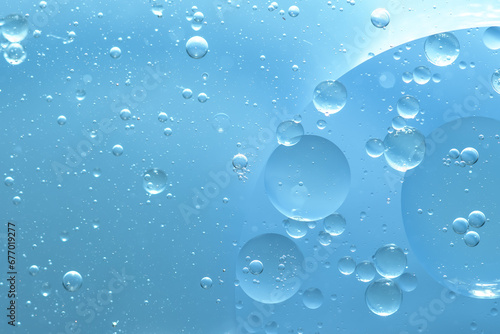 Wallpaper Mural Water bubble texture on blue background Torontodigital.ca