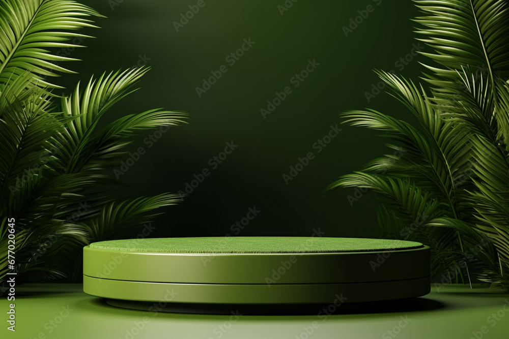 green palm tree in a spa green palm tree in a spa