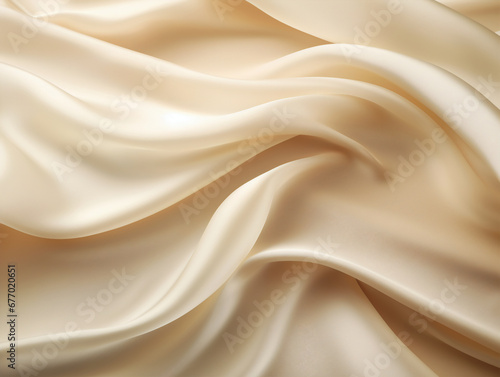 Flowing delicate silk fabric background