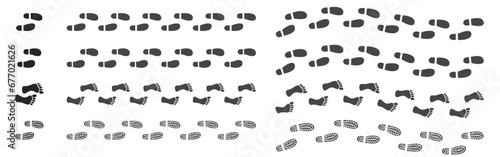 footprint icon pattern trace, foot stteps, foots, shoes, photo