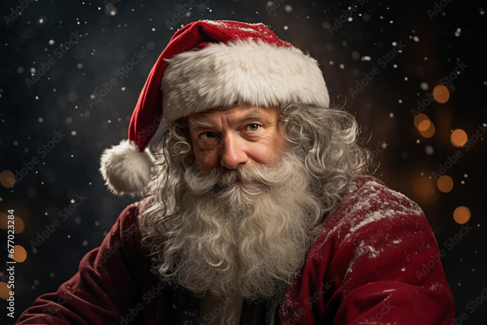 santa claus with christmas tree santa claus with christmas tree
