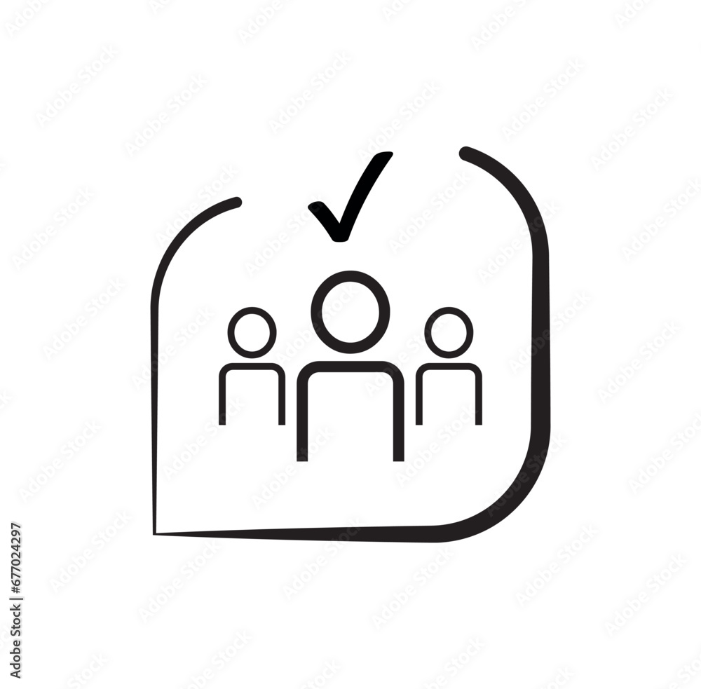 Fototapeta premium membership icon on white background