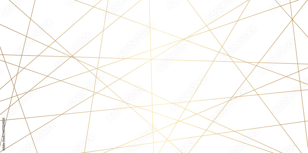 Abstract luxury premium shiny golden random chaotic square and triangle lines background. Vector, illustration Abstract luxury premium shiny golden random chaotic square and triangle lines background. Vector, illustration