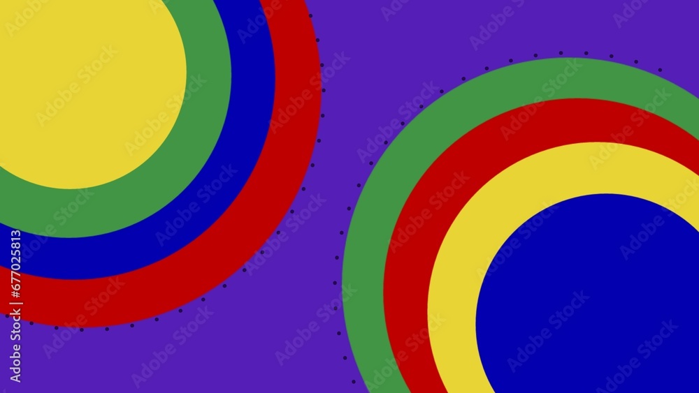 Fototapeta premium abstract colorful background with circles