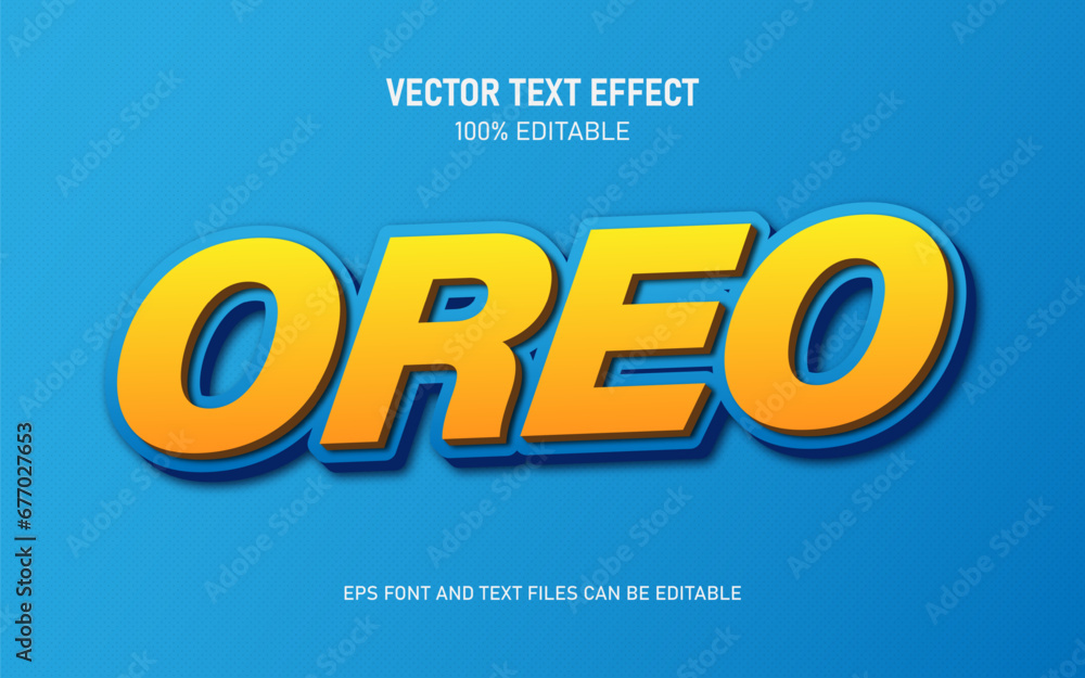 3d text effect modern editable text effect