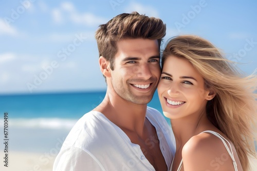 american young couple at the beach © Salsabila Ariadina