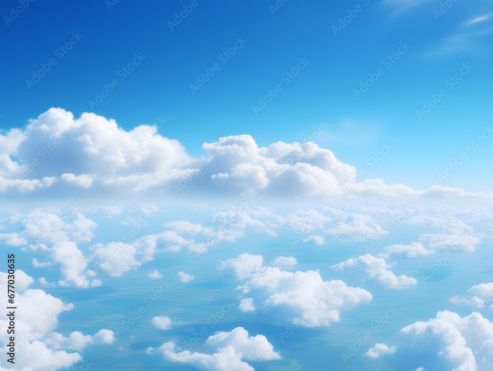 Cloudy blue sky abstract background, blue sky background with tiny clouds Cloudy blue sky abstract background, blue sky background with tiny clouds