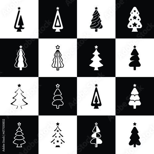 christmas tree set design elements
