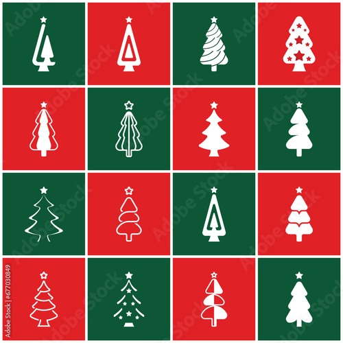 christmas tree set design elements