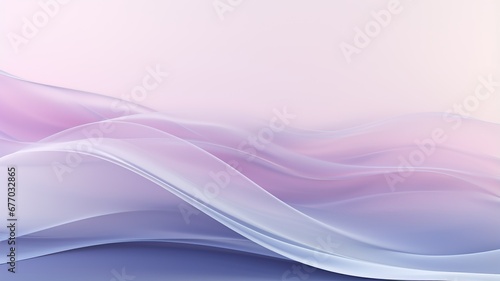 Serene and Flowing Pastel Gradient Waves with Graceful Curves