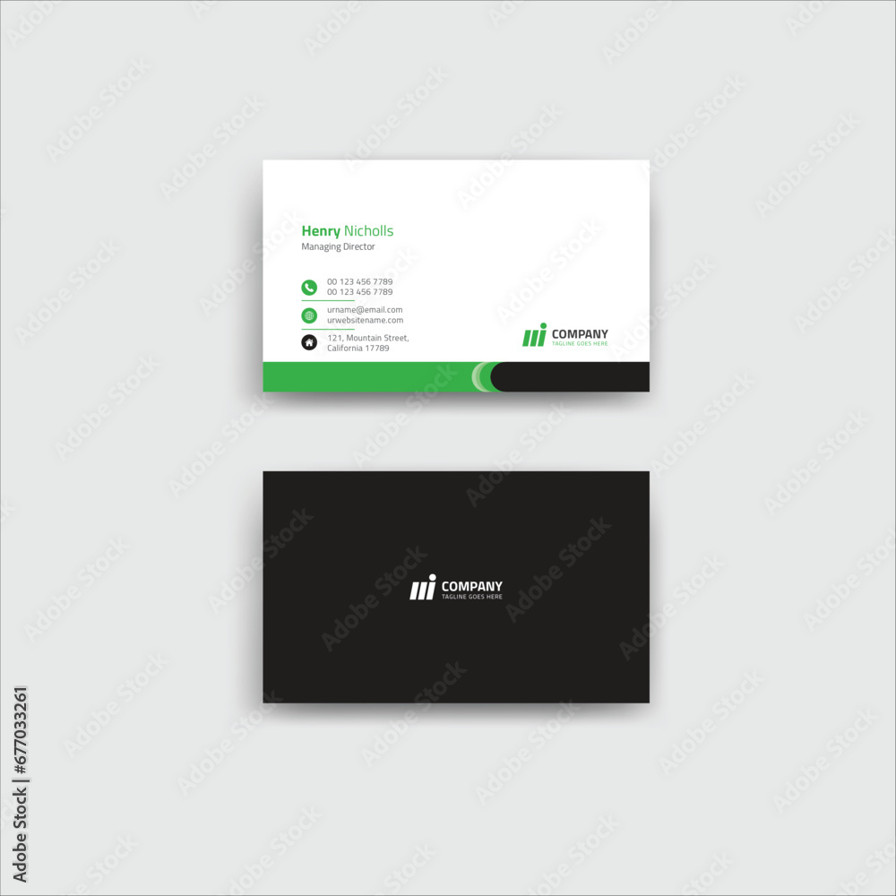 Business Card Design Template Business Card Design Template