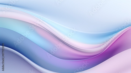Serene Flow Pastel Gradient Waves and Flowing Curves in Tranquility