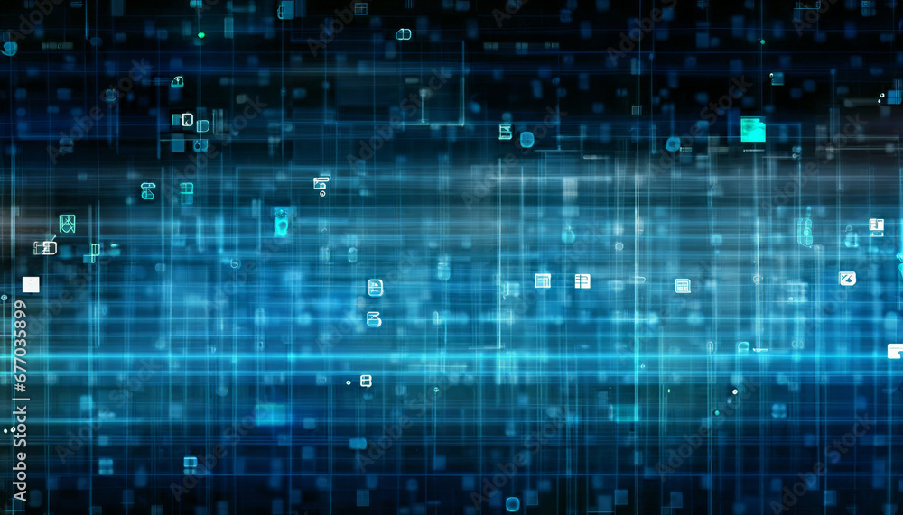 Obraz premium Digital technology background