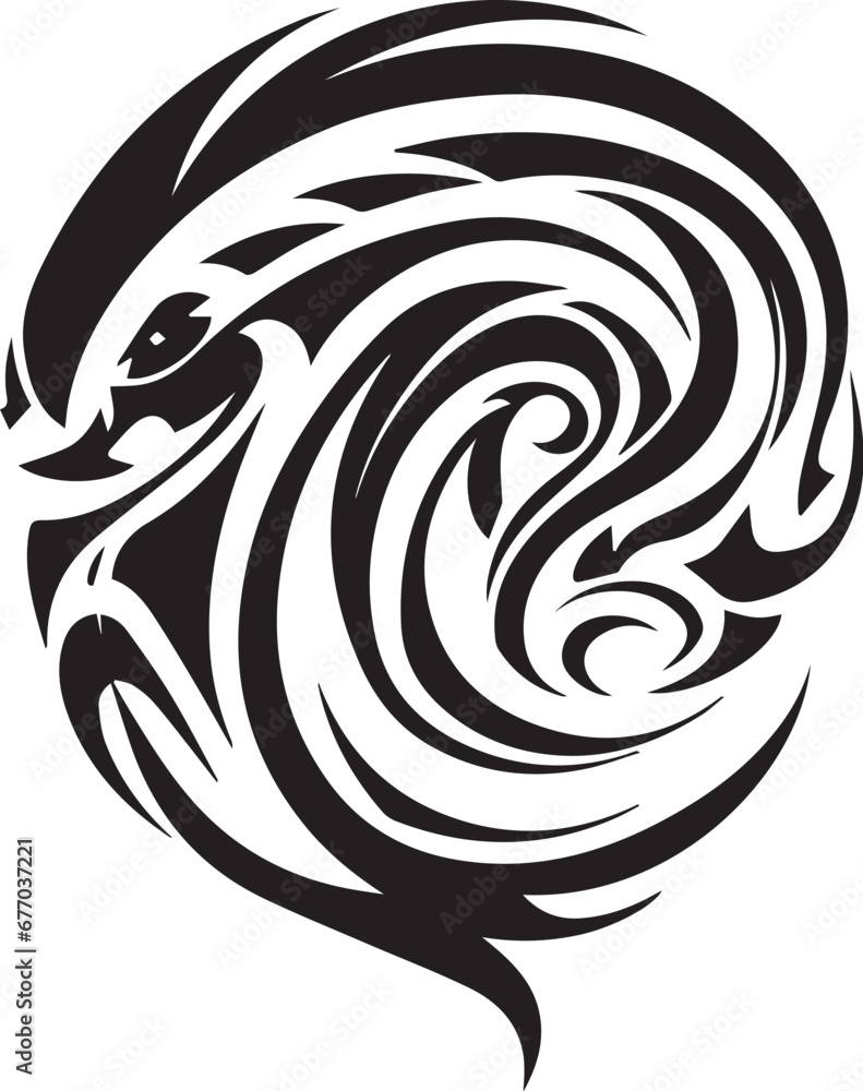 Logo Schlange Tribal Tattoo Logo Schlange Tribal Tattoo