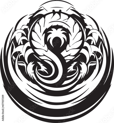 Logo Schlange Tribal Tattoo