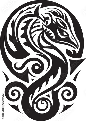 Wallpaper Mural Logo Schlange Tribal Tattoo Torontodigital.ca