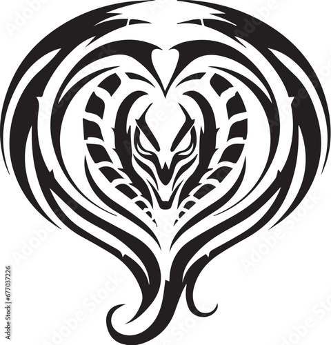 Logo Schlange Tribal Tattoo