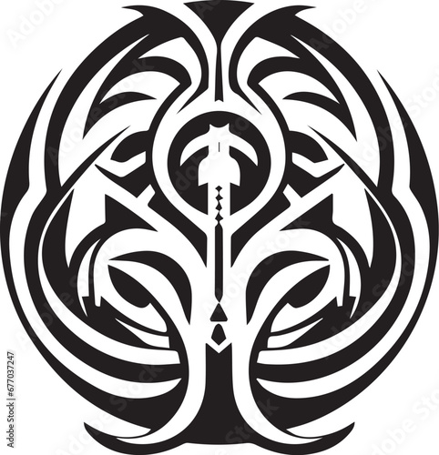 Logo Schlange Tribal Tattoo