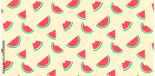 cute watercolor seamless pattern background