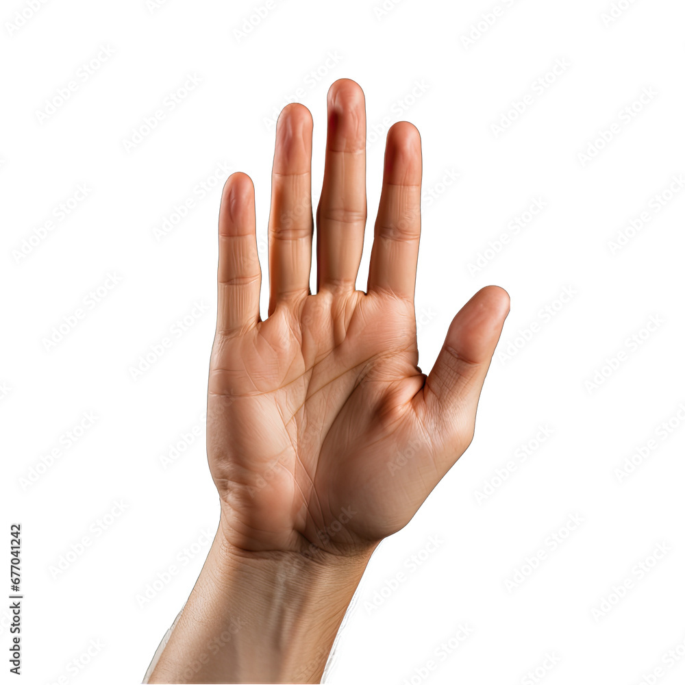 Open Palm Hand Gesture for Stop Isolated on Transparent or White Background, PNG Open Palm Hand Gesture for Stop Isolated on Transparent or White Background, PNG