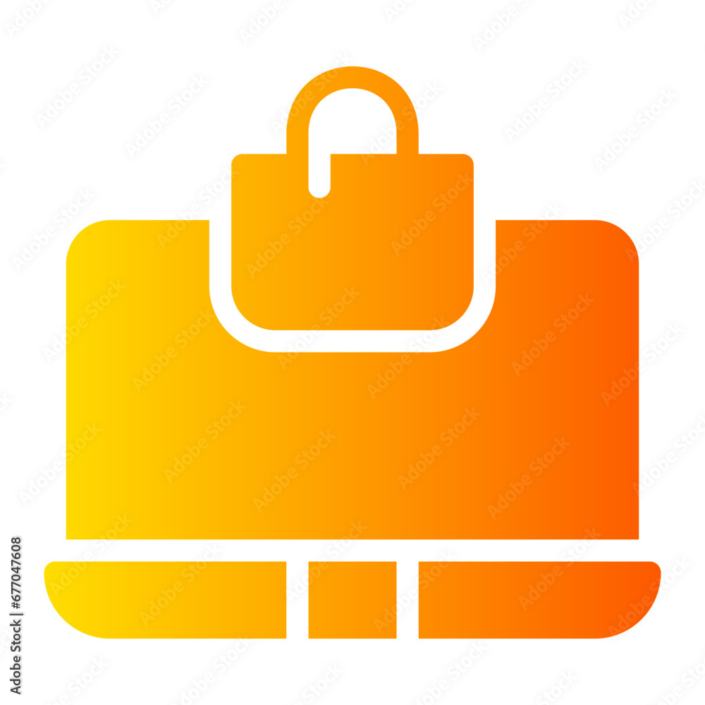 online shopping gradient icon online shopping gradient icon