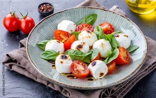 Gastronomic Wellness: Wholesome Caprese Salad for a Healthy Lifestyle