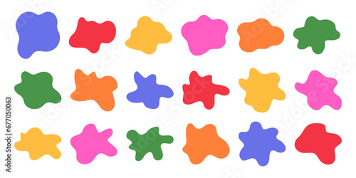 Set freeform of organic irregular shape.