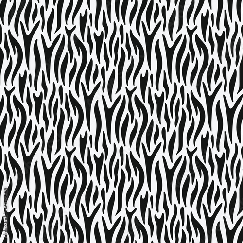 Wild safari animal seamless pattern