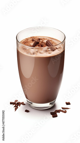 glass of chocolate drink, chocolate mix