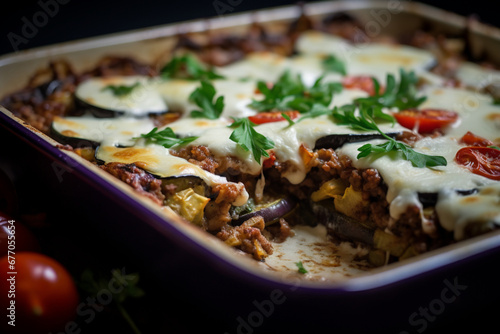 Rustic Moussaka- Hearty Eggplant and Meat Casserole