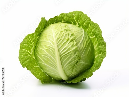 cabbage isolated on a white background