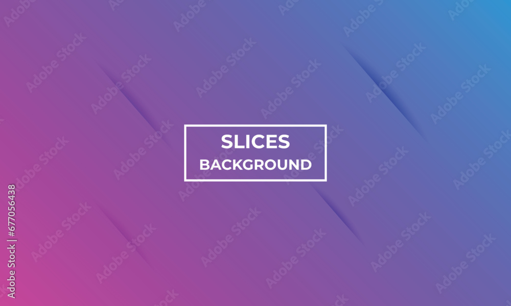 vector slices style with purple and blue background vector slices style with purple and blue background