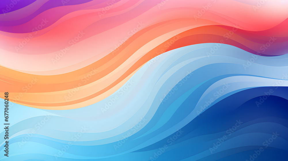 abstract background with red and blue waves abstract background with red and blue waves