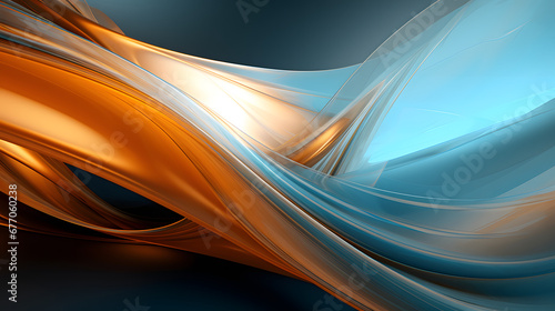 abstract background with waves