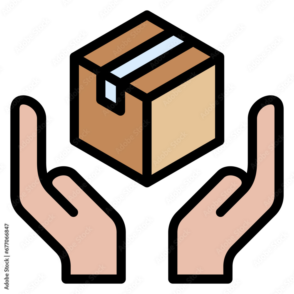 Fragile Outline Color Icon. Included in Delivery Pack Icon. Fragile Outline Color Icon. Included in Delivery Pack Icon.